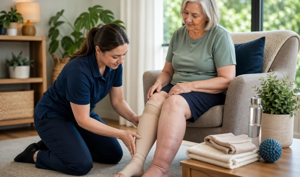 Lymphoedema Physiotherapy: How In-Home Treatment Can Help You Manage Swelling and Reclaim Your Quality of Life